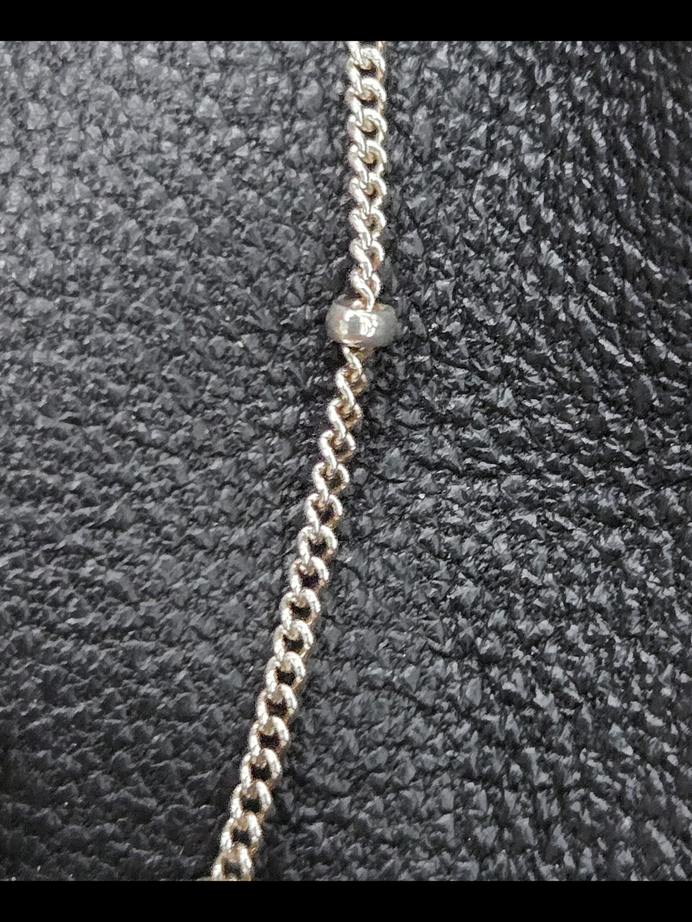 Sterling Silver Satellite Chain Necklace 16 Inch
